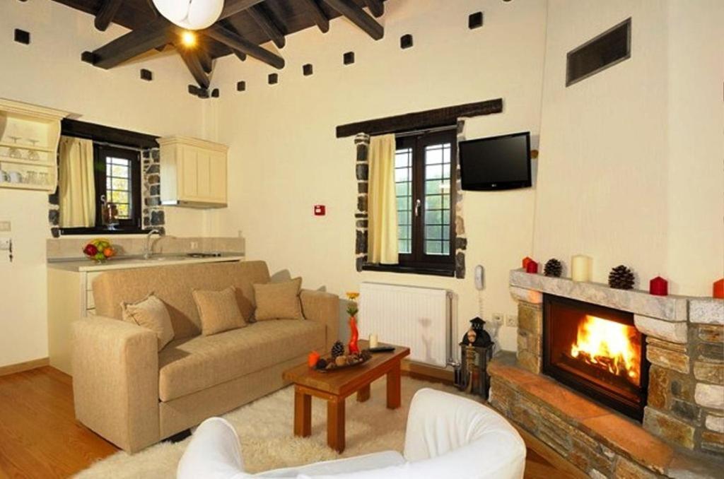 Prasino - Galazio Aparthotel Mourésion Buitenkant foto
